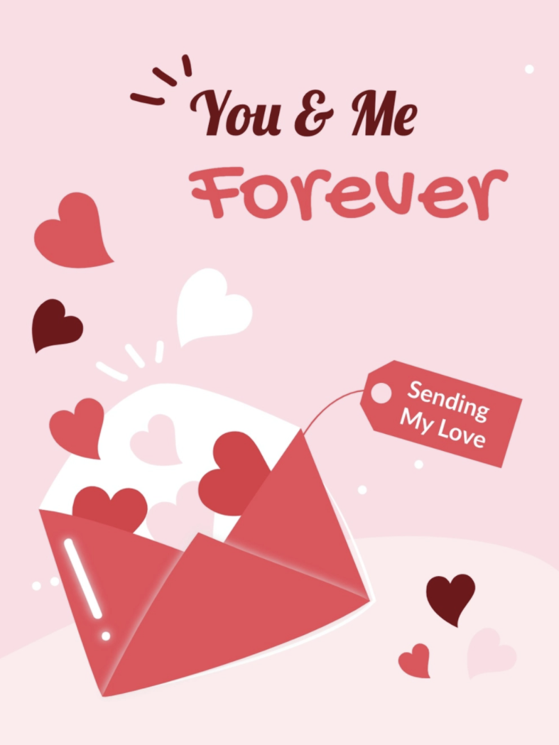 Valentine's card from editorAC