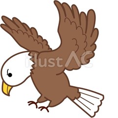cartoon image of eagle